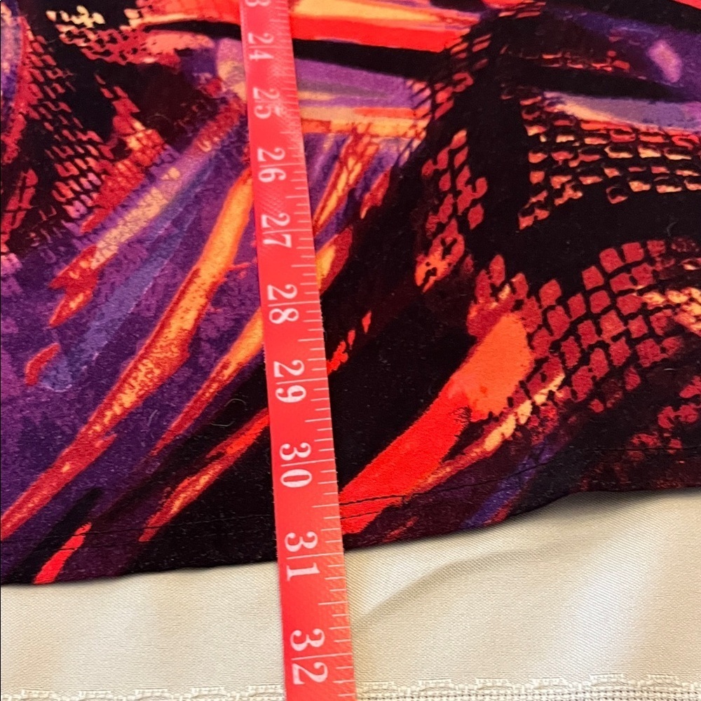 Antthony Multicolor Abstract Pattern blouse size XL - Picture 6 of 8